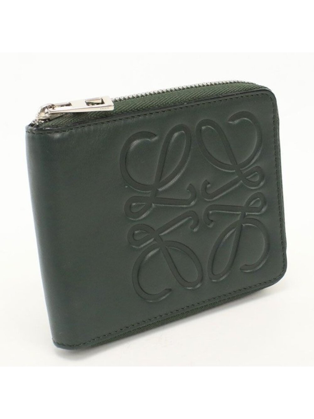 Loewe Zip Around Wallet Anagram Bifold Calfskin